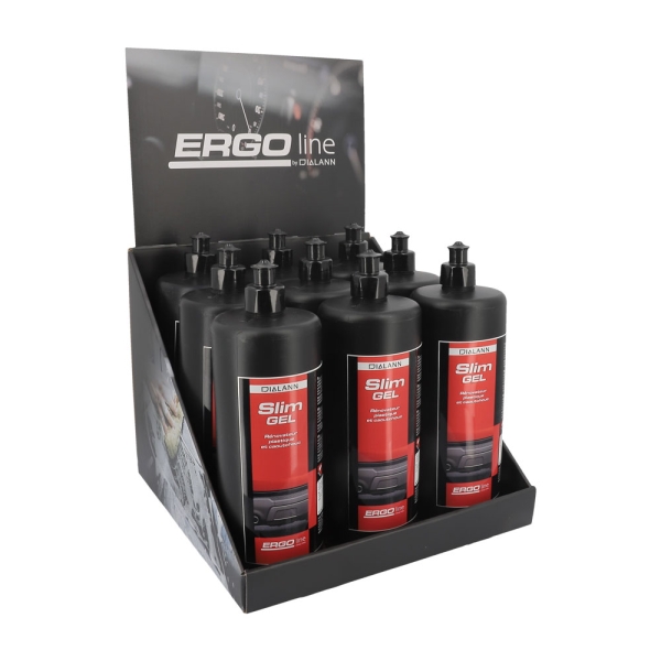 Lot de 9 SLIM GEL avec présentoir